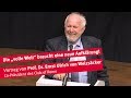 Vortrag von Prof. Dr. Ernst Ulrich von Weizsäcker (Club of Rome)