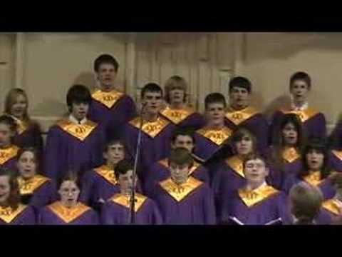 The Norwalk (Iowa) High School Gold Choir (9th and 10th grade) sings first "Dona Nobis Pacem" with the combined NHS choirs, then "New Dance For The Sugar Plum Fairy," and "Gymnopedie for Christmas" in the first of this two-part video of their Christmas Concert.