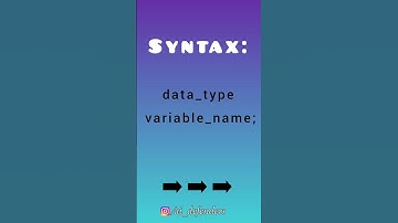 C Programming Basics: Variable Syntax & Initialization | Quick & Easy#cprogramming  #shortsviral #c