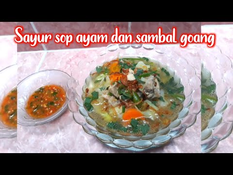 resep-sayur-sop-ayam-dan-sambal-goang