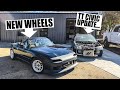 Sister's Miata gets new wheel setup + "TWIN-TURBO" Civic Update...