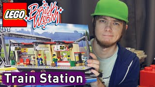 Лего LEGO City Train Station Brickworm