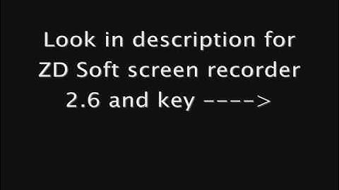 Get ZD Soft 2.6 AND KEY (2009 Video)