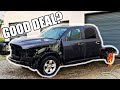 My Totaled Dodge Ram 1500 Was Better Than Expected! We got A Great Deal! Digging Into The Damage!