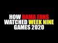 How Bama Fans Watched Week Nine Games 2020