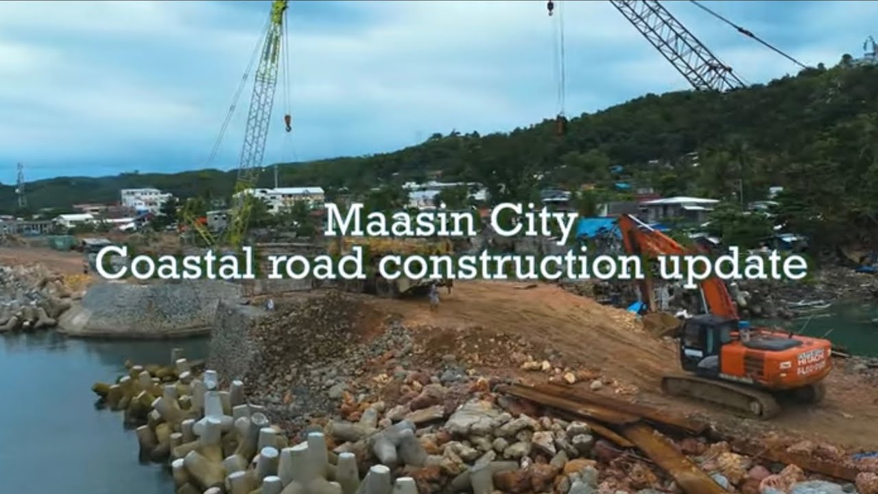 TODAY Update of Maasin City Coastal Road Project YouTube