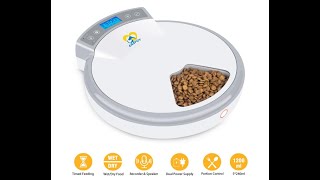 How to use Casfuy automatic cat feeder