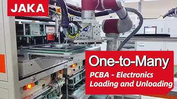 JAKA Cobot Performs One-to-Many PCBA Loading and Unloading