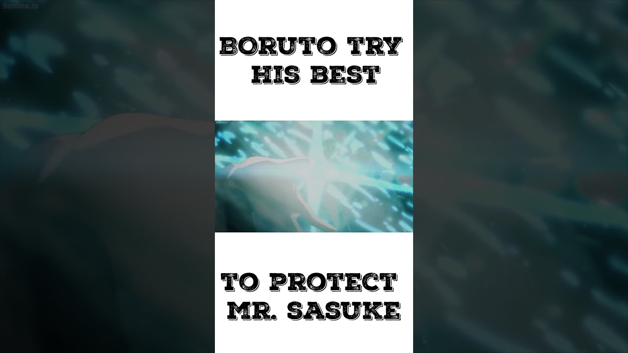 Boruto Use Rasengan To Stop Disruption Cube #shorts - YouTube