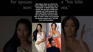 Nicki Minaj CHECKS Cardi B for LEAVING Offset… and ‘DOWNGRADING’ to Stefon Diggs #offset #nickiminaj