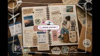 [ playlist ] sticker journal • travel | soft healing music  screenshot 4