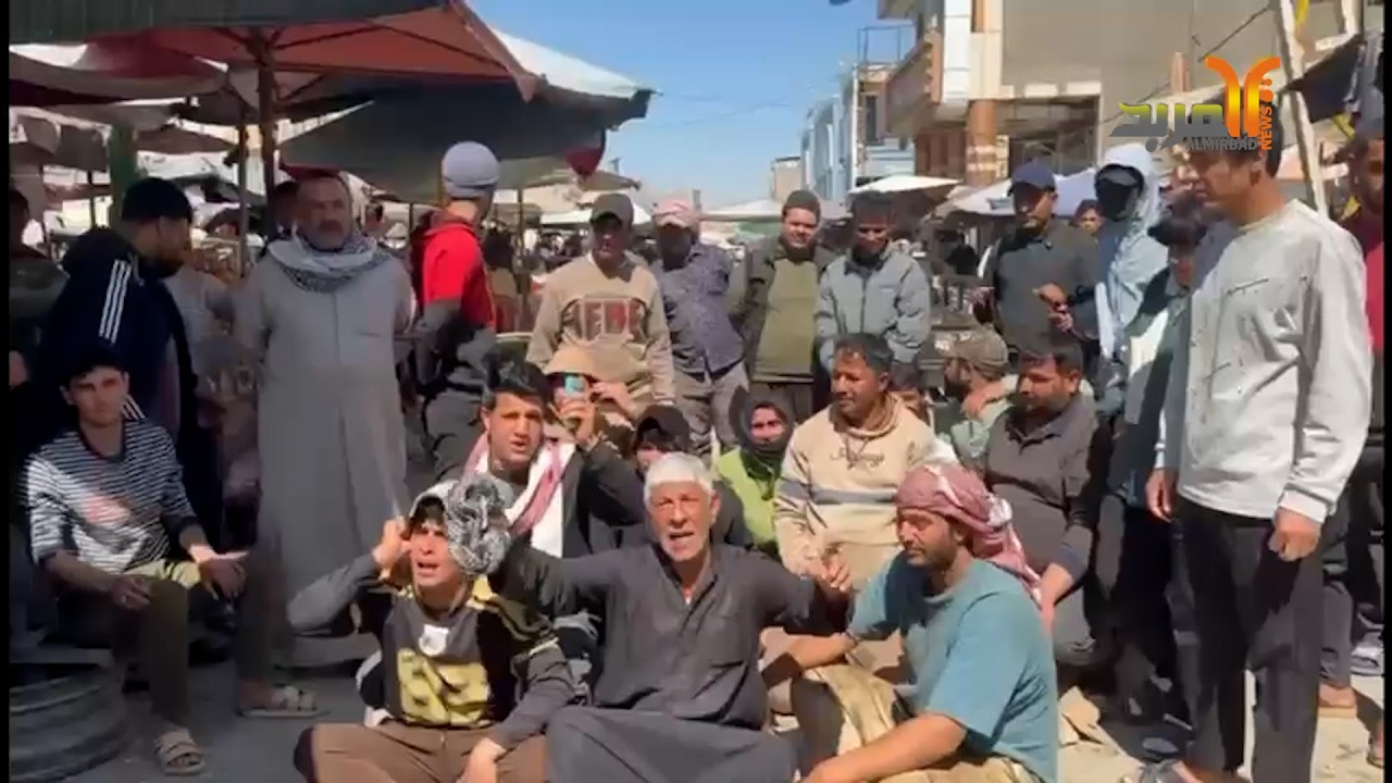 لا للأكشاك .. الكسبة في سوق السماوة يناشدون ويحتجون