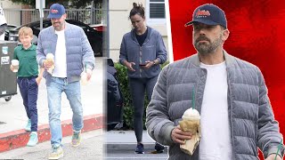 Ben Affleck Enjoys Starbucks Date with Son Samuel in Santa Monica