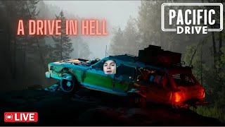Driving through hell in | Pacific Drive