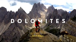 5 Best Hikes in the Dolomites Italy 🇮🇹 Hiking Road Trip