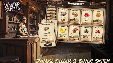 Dynamic Seller & Buyer System for RedM