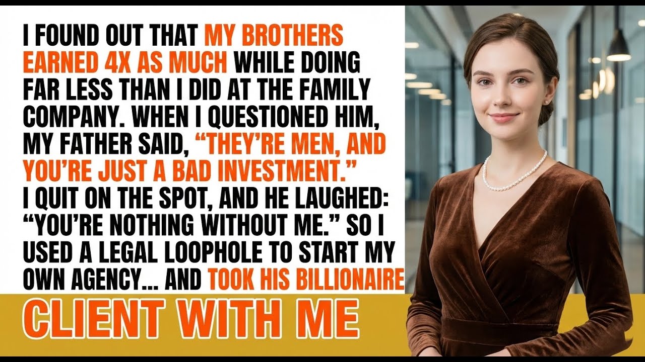 Мой отец заплатил моим братьям в 4 раза больше, чем мне — я уволился и забрал всё обратно.