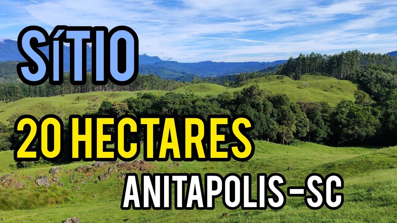 Terreno rural em  Anitapolis -SC. 20 hectares com riachos, pastagem e terra de plantio. Bem vindos..