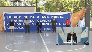 Inauguración de la Escuela de Frontera N°2 en Mojón de Fierro