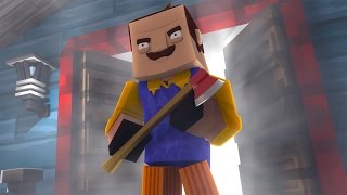 Minecraft HELLO NEIGHBOR ROLEPLAY! -HE LIVES WITH US!?(Minecraft Roleplay)