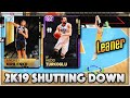 I PLAYED NBA 2K19 MyTEAM ONE LAST TIME BEFORE 2K SHUT DOWN THE SERVERS!! (TAKING LEANERS)