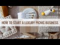 How To START a LUXURY PICNIC BUSINESS | Luxury Picnic | Luxury BOHO Picnic
