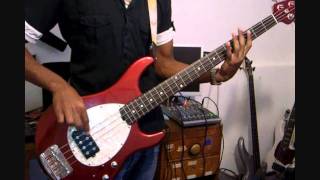 A7x bat country bass cover