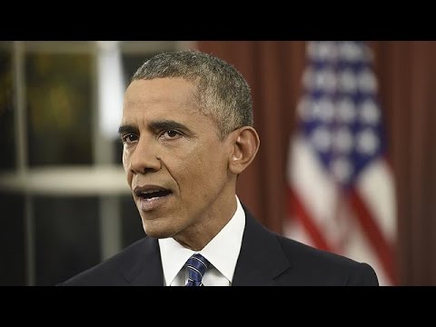 باراک اوباما از دفتر کار خود با مردم آمریکا سخن گفت