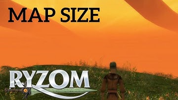 HOW BIG IS THE MAP in Ryzom? Walk Across a Map