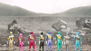 Power Ranger Dino Super Charge Los Rangers Encuentran Al Zord Titan Y Batalla-Capitulo 10
