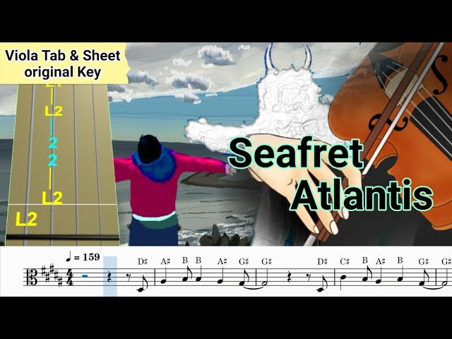 Seafret - Atlantis Viola Tab u0026 Sheet class=