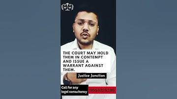 Court Issues Summon And You Failed to Show Up | What Next?? #summons #courtsummon #legaladvice #law