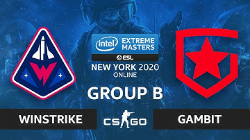 CS:GO - Winstrike vs. Gambit [Train] Map 1 - IEM New York 2020 - Group B - CIS