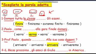 شرح الوحدة الاولى لغة ايطالية الصف الثالث الثانوى 2021-2022 #شرح_زمن_المستقبل-البسيط_نظام_حديث#