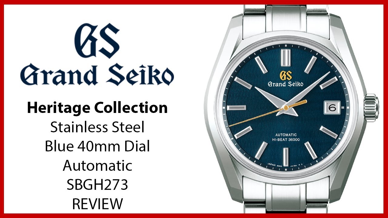 Grand Seiko Heritage Watch with Ice Blue Dial, 40mm