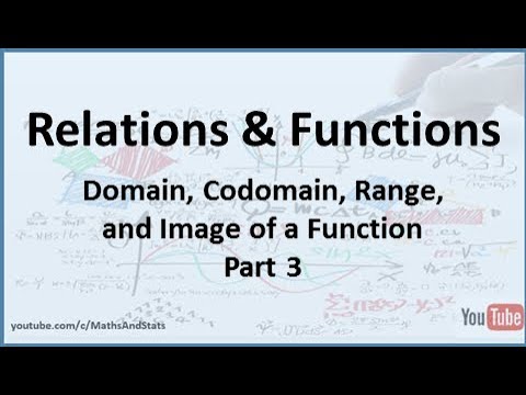 Understanding Domain, Codomain, and Function Image - Prof. Gis