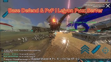 Ark Mobile | Base Defend & PvP | Lejyon Pvxc Server #arkmobile #arkmobilepvxc #pvp #arkpvp 