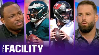 Baker Mayfield scores 3 TDs in 33-16 win vs. Eagles, worried about Jalen Hurts? | NFL | THE FACILITY Baker Mayfields Epic Showdown Stats And Highlights Against The Eagles