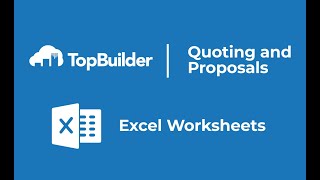Professional Proposals using Existing Excel Worksheets - How it Works