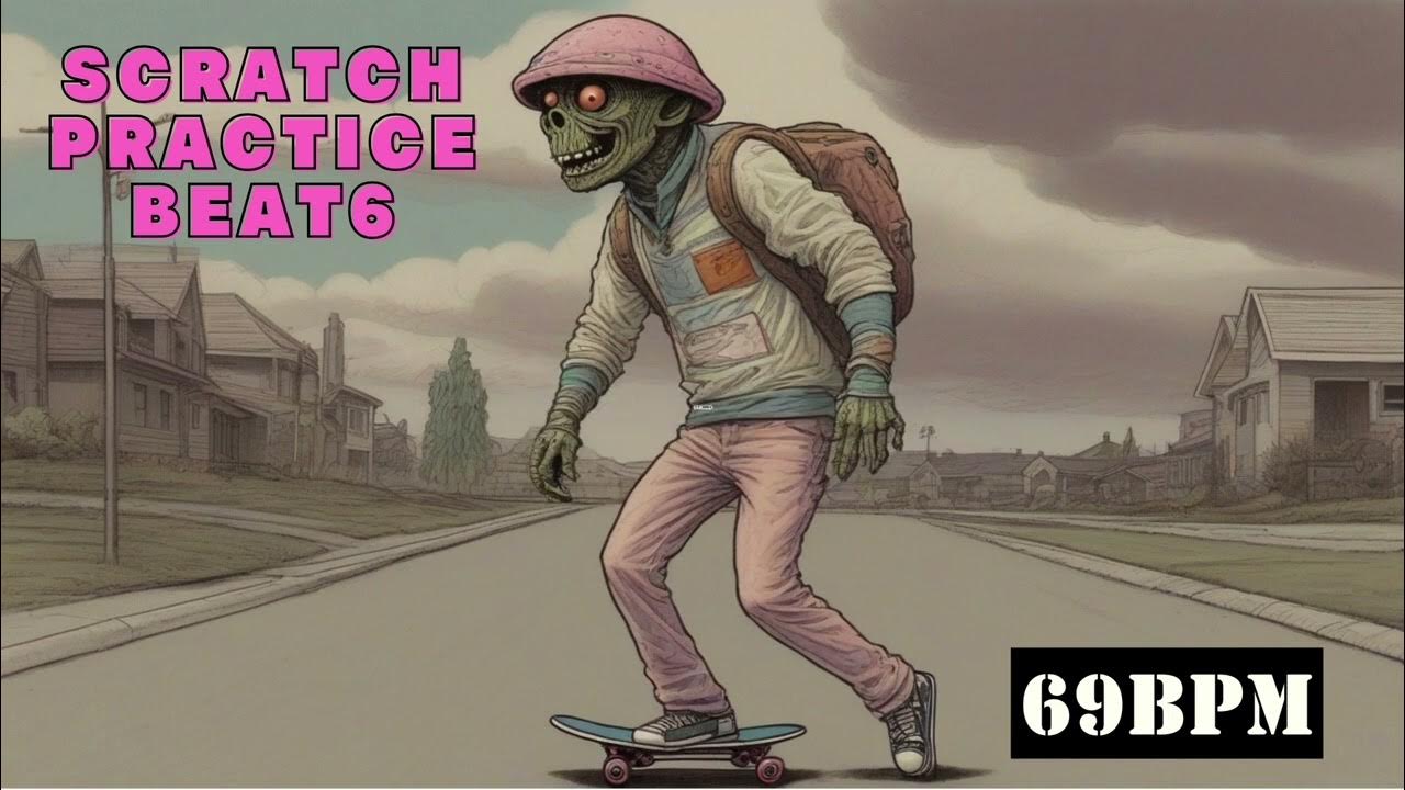 DJ Scratch Practice Loop Beat Instrumental 6【69BPM】 YouTube