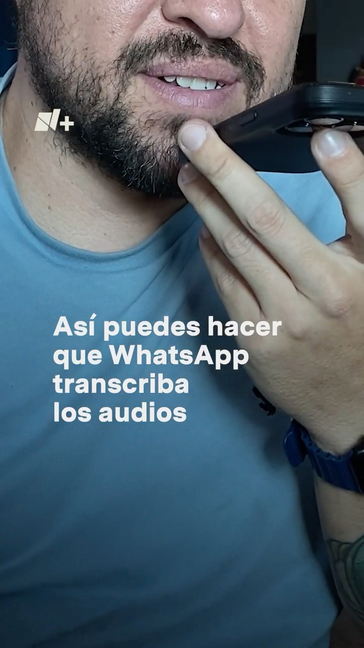 Así puedes transcribir los audios de WhatsApp - N+ #shorts