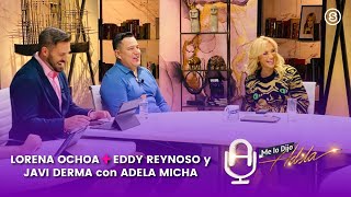 EDDY REYNOSO, ENTRENADOR del 'CANELO' y LORENA OCHOA con ADELA MICHA