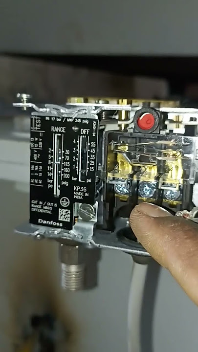 Pressure switch wiring | NO/NC Switch wiring |