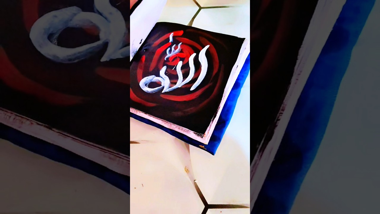 Easy modarn Arabic calligraphy #art #shorts #viral #trending #handmade #arabicart#handwriting