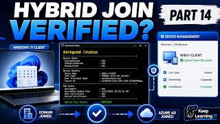 MECM/SCCM to Intune Migration Part 14 | Verify Hybrid Entra Join on Windows 11 | dsregcmd