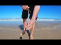 How to catch beach worms