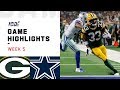 Packers vs. Cowboys Week 5 Highlights | NFL 2019