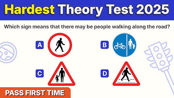 New HARDEST DVSA Style Questions for Theory Test 2025 UK | Pass First Time