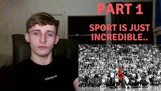 British Soccer fan reacts to the Greatest Sports moments Part 1