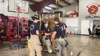 Forcible Entry. Residential inward swinging door